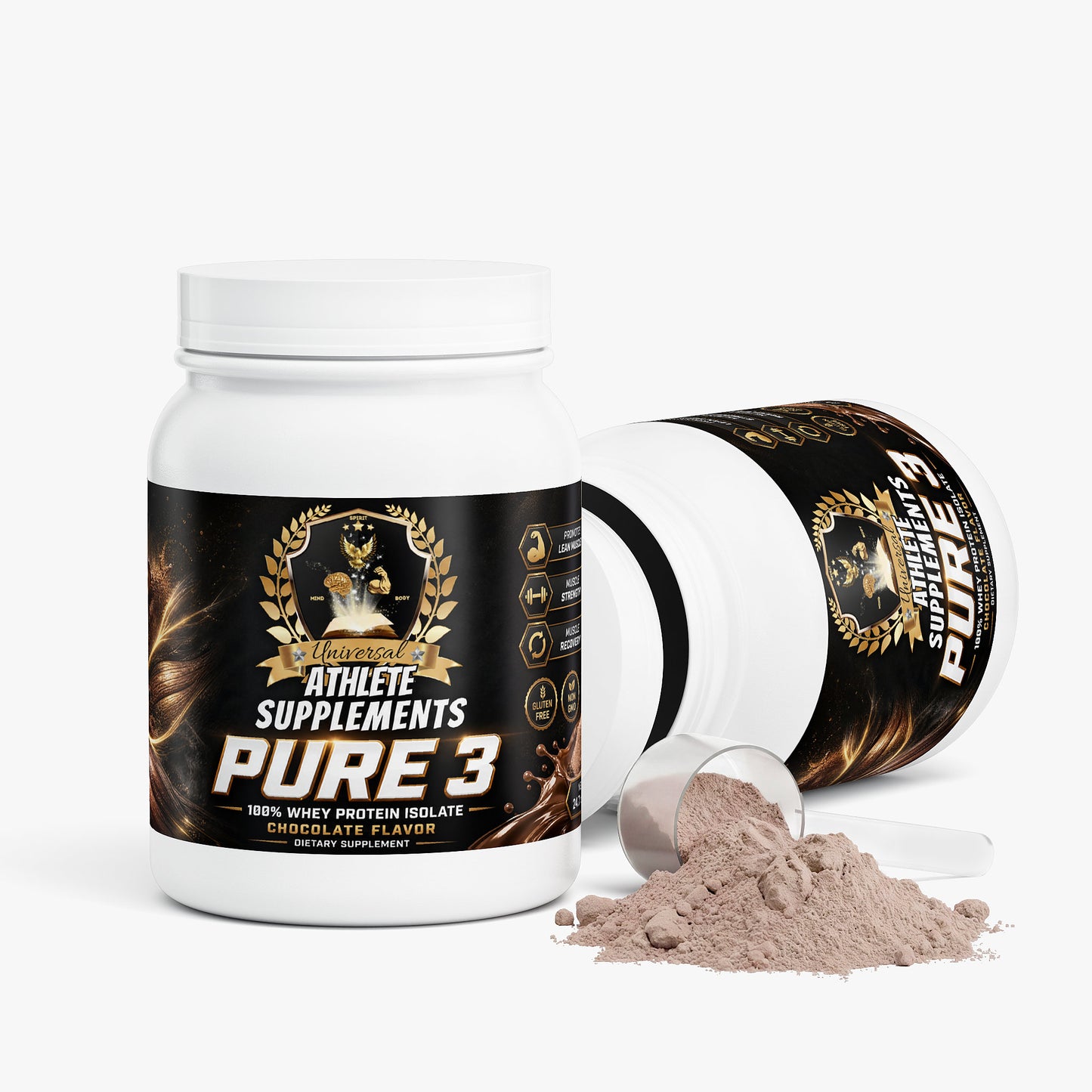 Pure3 100% Whey Protein Isolate (Chocolate)