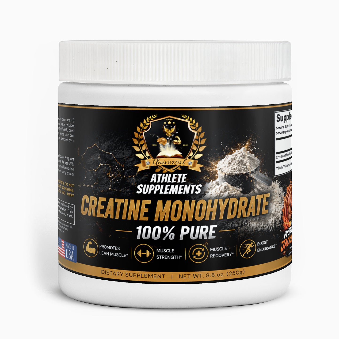 Creatine Monohydrate 50 Servings