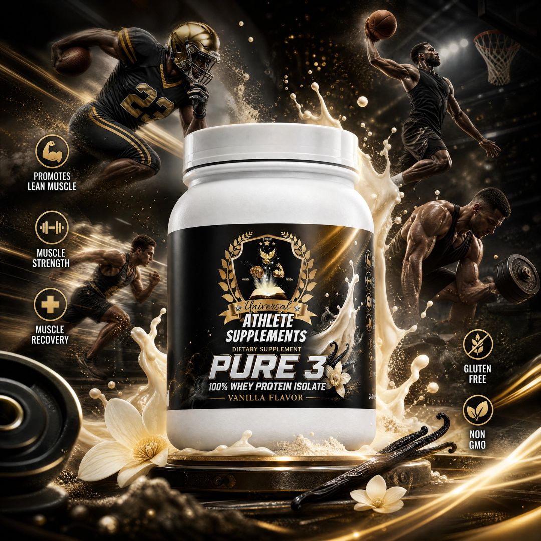 Pure 3 100% Whey Protein Isolate (Vanilla)