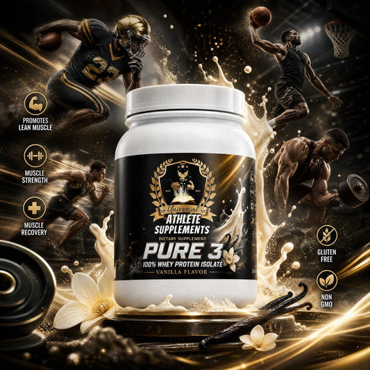 Pure 3 100% Whey Protein Isolate (Vanilla)