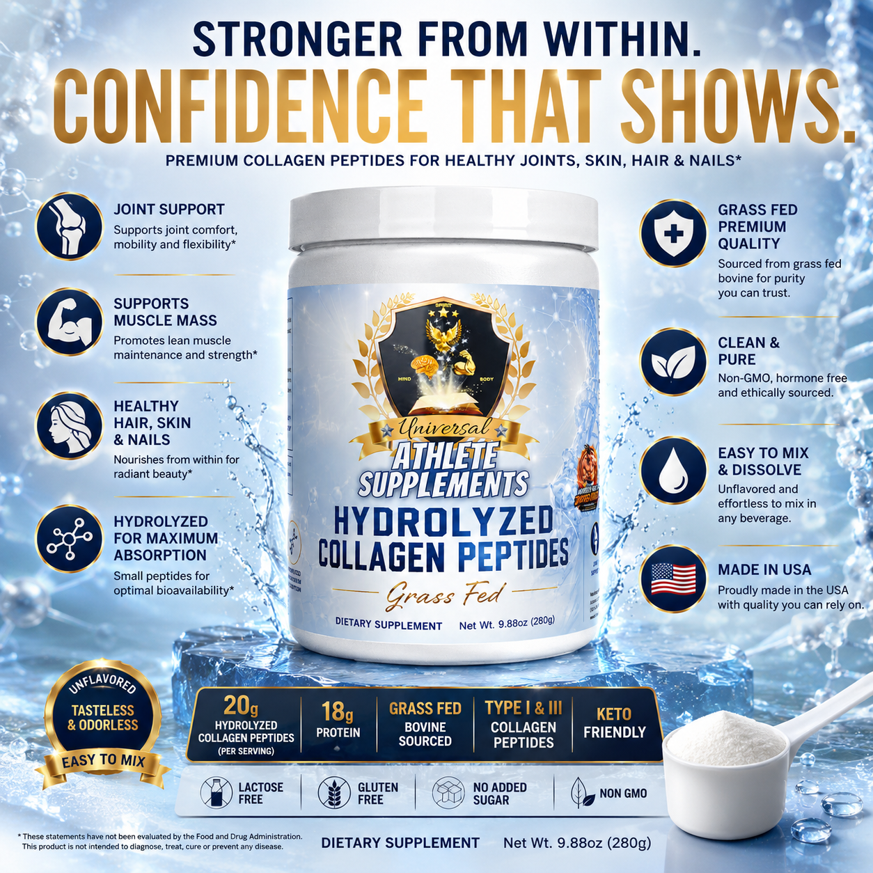 Grass-Fed Hydrolyzed Collagen Peptides