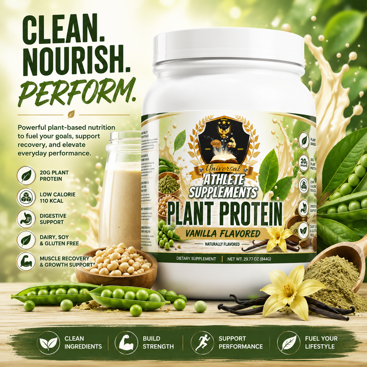 Plant Protein (Vanilla)