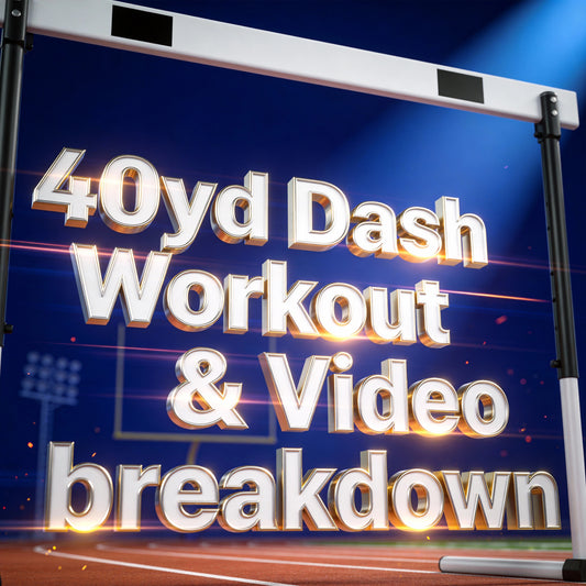 40yd Speed Workout & Video🎥 Breakdown